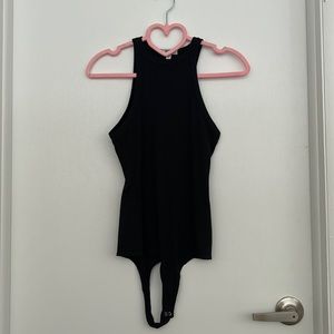 Agolde Rianne Bodysuit, Black, S